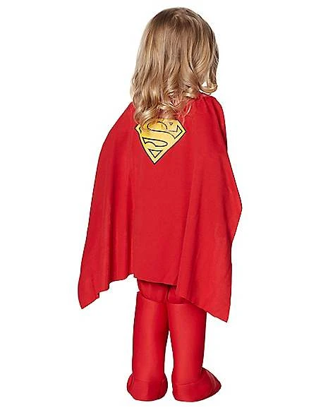 Toddler Supergirl Costume - Superman 2 Toddler Supergirl Costume - Superman - Image 2