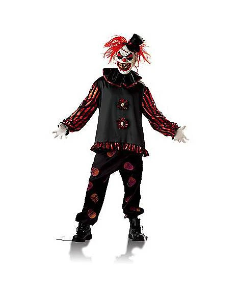 Adult Red Carver The Clown Costume 1 Adult Red Carver The Clown Costume