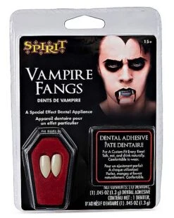 White Vampire Fangs -Spirit Halloween Deals Store 01097559 c