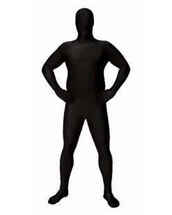 Adult Super Skins Black Zentai Skin Suit Costume -Spirit Halloween Deals Store 01164912 a