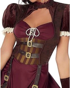 Adult Steampunk Dress Costume -Spirit Halloween Deals Store 01215037 c