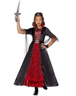 Kids Royal Vampiress Dress Costume