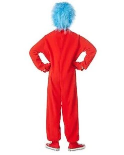 Kids Thing 1 And Thing 2 One Piece Costume - Dr. Seuss 7 Kids Thing 1 And Thing 2 One Piece Costume - Dr. Seuss -Spirit Halloween Deals Store 01254069 d