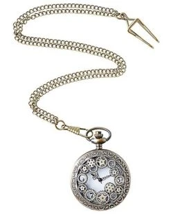 Steampunk Pocket Watch -Spirit Halloween Deals Store 01256015 d