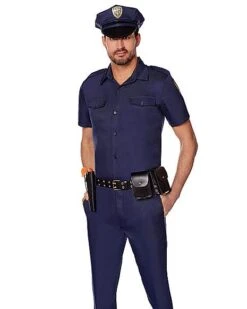 Adult Police Officer Costume - Deluxe 6 Adult Police Officer Costume - Deluxe -Spirit Halloween Deals Store 01261387 a
