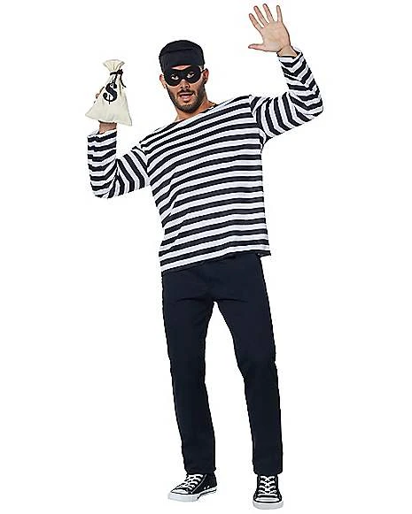 Adult Burglar Costume 1 Adult Burglar Costume