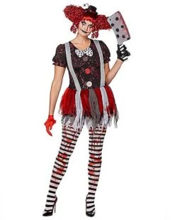 Adult Horror Clown Costume -Spirit Halloween Deals Store 01264753 c