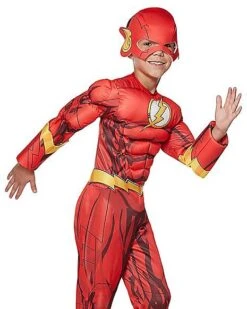 Kids Flash Costume Deluxe - DC Comics 5 Kids Flash Costume Deluxe - DC Comics -Spirit Halloween Deals Store 01274984 c