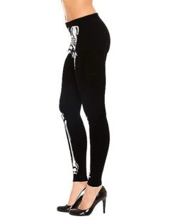 Skeleton Leggings -Spirit Halloween Deals Store 01307495 c
