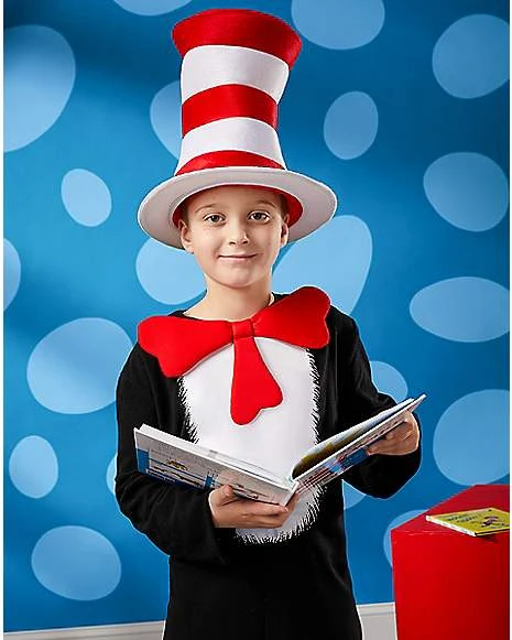 Kids Cat In The Hat Costume - Dr. Seuss 1 Kids Cat In The Hat Costume - Dr. Seuss