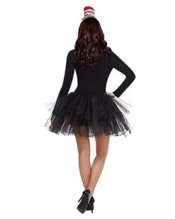 Adult Cat In The Hat Tutu Dress - Dr. Seuss -Spirit Halloween Deals Store 01333194 c