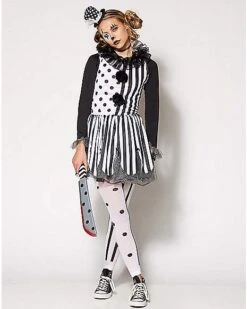 Adult Twisted Trickster Clown Costume -Spirit Halloween Deals Store 01346444 a