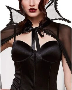 Adult Sheer Vampire Cape 6 Adult Sheer Vampire Cape -Spirit Halloween Deals Store 01346543 c