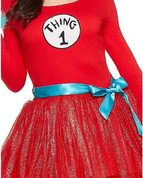 Adult Thing Tutu Dress Costume - Dr. Seuss 2 Adult Thing Tutu Dress Costume - Dr. Seuss - Image 2