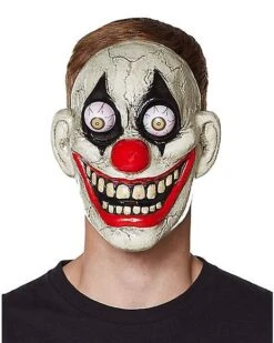 Googly Eye Clown Half Mask