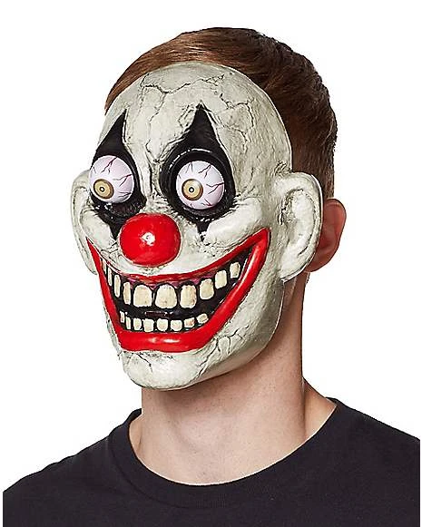 Googly Eye Clown Half Mask 2 Googly Eye Clown Half Mask - Image 2