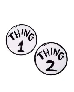 Adult Thing 1 And Thing 2 Romper Costume - Dr. Seuss 11 Adult Thing 1 And Thing 2 Romper Costume - Dr. Seuss -Spirit Halloween Deals Store 01360056 a