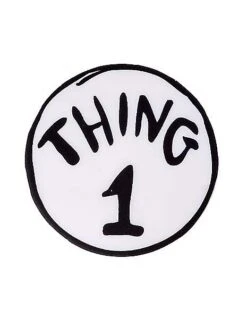 Adult Thing 1 And Thing 2 Romper Costume - Dr. Seuss 12 Adult Thing 1 And Thing 2 Romper Costume - Dr. Seuss -Spirit Halloween Deals Store 01360056 b