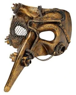 Steampunk Plague Doctor Half Mask -Spirit Halloween Deals Store 01361815 c