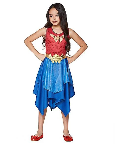 Kids Wonder Woman Costume Dress - DC Comics 1 Kids Wonder Woman Costume Dress - DC Comics