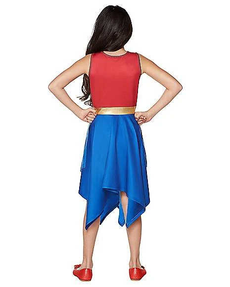 Kids Wonder Woman Costume Dress - DC Comics 2 Kids Wonder Woman Costume Dress - DC Comics - Image 2