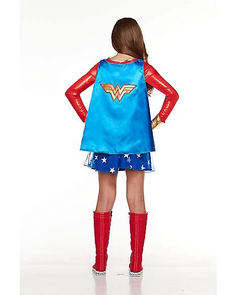 Kids Wonder Woman Dress Costume - DC Comics 2 Kids Wonder Woman Dress Costume - DC Comics - Image 2