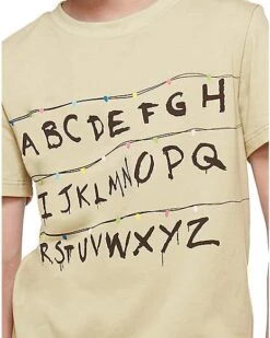 Kids Stranger Things Alphabet Wall T Shirt - Stranger Things 9 Kids Stranger Things Alphabet Wall T Shirt - Stranger Things -Spirit Halloween Deals Store 01381797 d