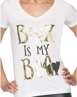 Binx Is My Boo T Shirt - Hocus Pocus -Spirit Halloween Deals Store 01383769 c
