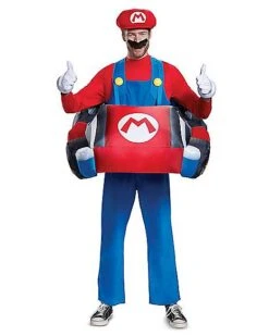 Adult Mario Kart Inflatable Costume - Mario Kart -Spirit Halloween Deals Store 01394063 c