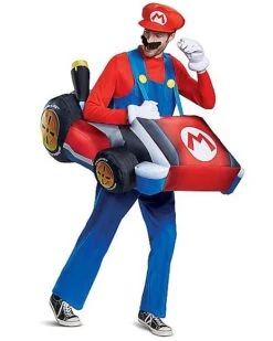 Adult Mario Kart Inflatable Costume - Mario Kart -Spirit Halloween Deals Store 01394063 d