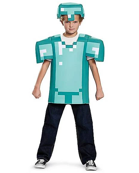 Kids Armor Shirt Set - Minecraft 1 Kids Armor Shirt Set - Minecraft