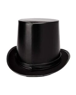 Vampire Faux Leather Top Hat -Spirit Halloween Deals Store 01404029 c