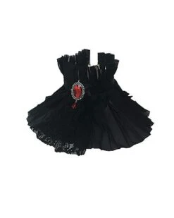 Pleated Vampire Neck Ruffle