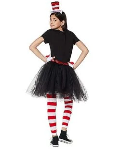 Kids Cat In The Hat Dress Costume - Dr. Seuss 5 Kids Cat In The Hat Dress Costume - Dr. Seuss -Spirit Halloween Deals Store 01406982 c