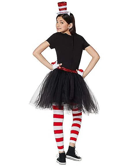 Kids Cat In The Hat Dress Costume - Dr. Seuss 3 Kids Cat In The Hat Dress Costume - Dr. Seuss - Image 3