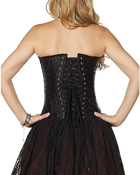 Adult Vampire Lace Corset 2 Adult Vampire Lace Corset - Image 2