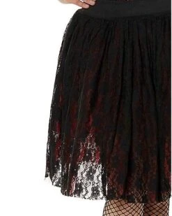 Victorian Vampire Layered Skirt -Spirit Halloween Deals Store 01436005 d