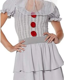 Adult Pennywise Dress Costume - It: Chapter Two -Spirit Halloween Deals Store 01442730 d