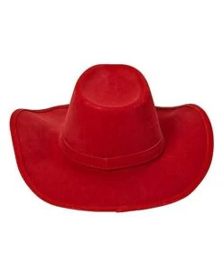 Red Western Cowboy Hat -Spirit Halloween Deals Store 01452903 c