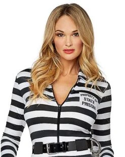 Adult Jailbird Catsuit Costume -Spirit Halloween Deals Store 01464908 c