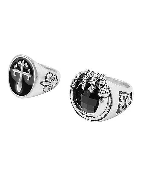 Adult Vampire Ring Set 1 Adult Vampire Ring Set