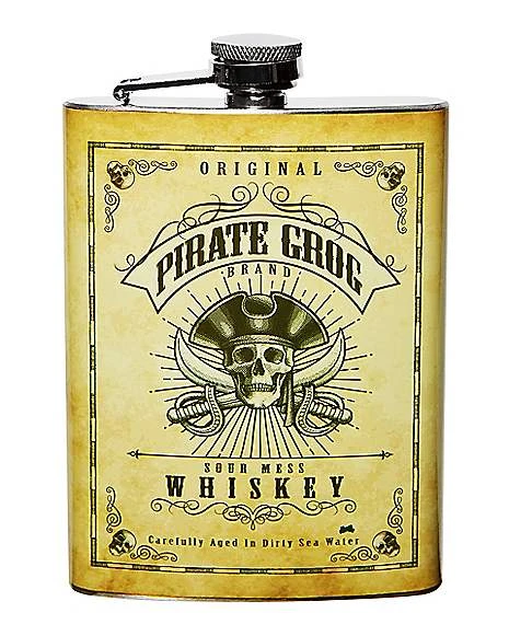 Pirate Flask - 8 Oz. 1 Pirate Flask - 8 Oz.