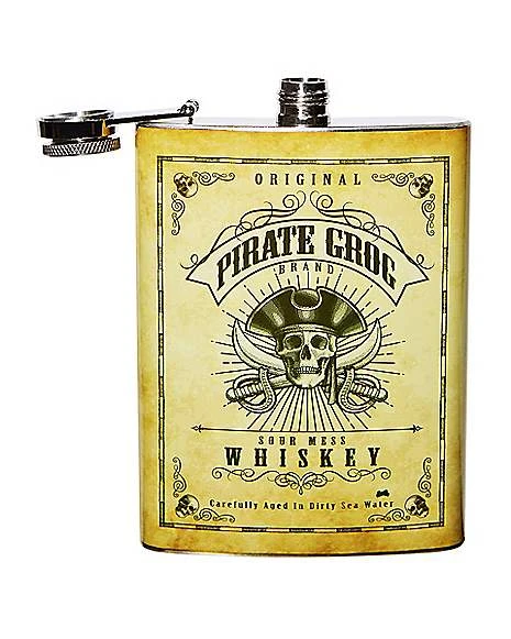 Pirate Flask - 8 Oz. 2 Pirate Flask - 8 Oz. - Image 2