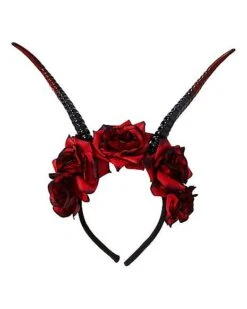 Devil Flower Headband -Spirit Halloween Deals Store 01489723 a