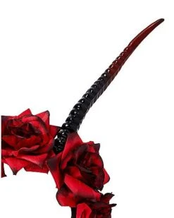 Devil Flower Headband -Spirit Halloween Deals Store 01489723 b