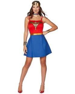 Adult Wonder Woman Dress - Wonder Woman -Spirit Halloween Deals Store 01508563 c