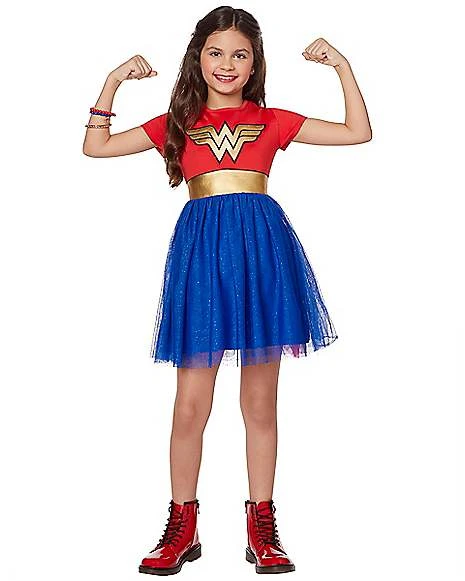 Kids Wonder Woman Dress 1 Kids Wonder Woman Dress