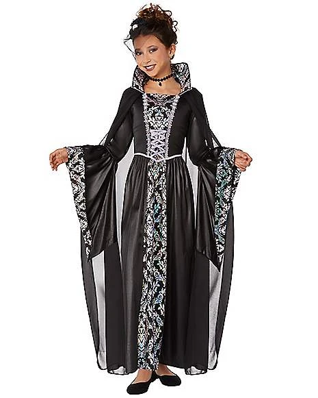 Kids Divine Vampiress Costume 1 Kids Divine Vampiress Costume