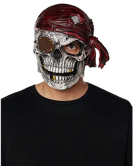 Pirate Skeleton Full Mask 1 Pirate Skeleton Full Mask