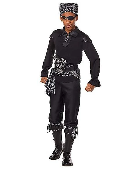 Kids Skull Swashbuckler Costume 1 Kids Skull Swashbuckler Costume